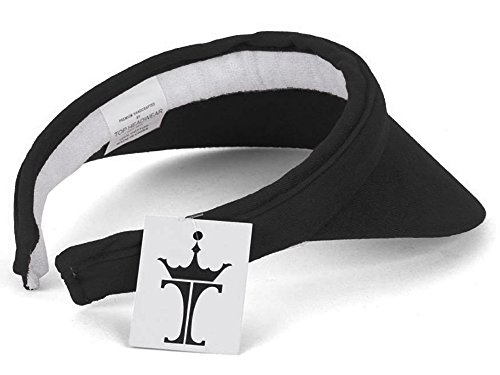 Topheadwear Sports Cotton Twill Clip-On Visor - Black #TOP1