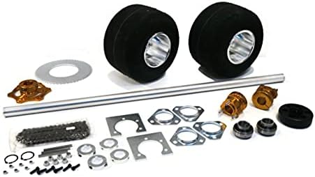 The ROP Shop | 36 Inch Shaft Kit for Trike Drift Bikes includes (2) Go Kart Tires 11x6.00-5
