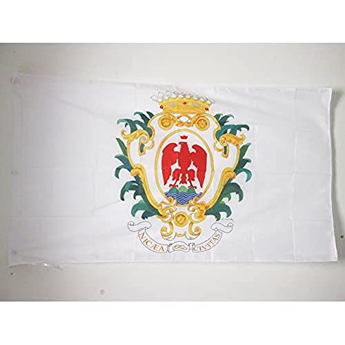 AZ FLAG, Citty of Nice Flag, 3x5 Ft, Nice Banner with Sleeve, 100% Polyester, Fade Resistant, Vivid Colors, 3' x 5' Feet