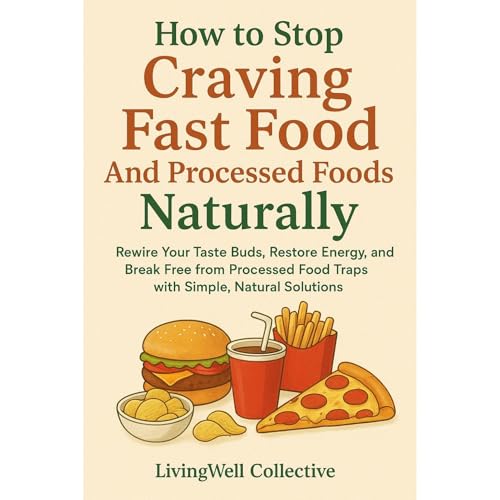 How to Stop Craving Fast Food And Processed Foods Naturally Audiolibro Por LivingWell Collective arte de portada