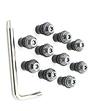 -Material: Aluminium. OSTREY Bolzenschraube Motorrad M5 Windschutzscheibe Schraube Verkleidung Bolzen Mutter Für BMW F800R F800S F800ST F850GS F900R F900XR G310GS G310R G450X G650GS G650X G650 GS/X (Color : Grigio)