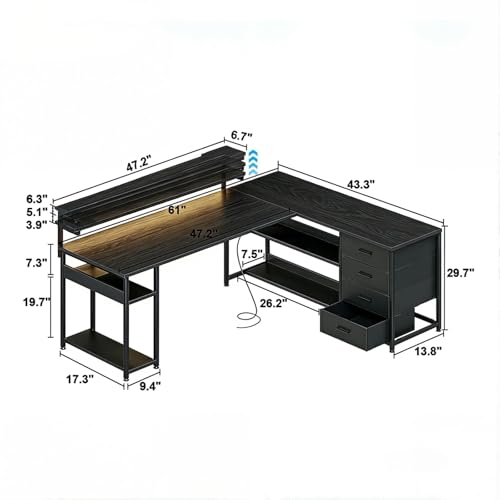 La mejor selección de Escritorios en L para Oficina los más solicitados. 18 Imagen adicional