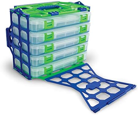 Lure Lock Locker Pack 6 Piece Set Including 1 Locker and 5 Tackle Boxes with Proprietary Gel Technology (Large)