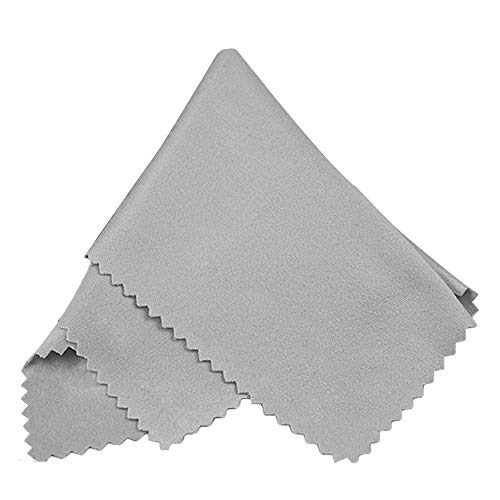 Preisvergleich Produktbild Mmrm Brillentuch Mikrofaser Brillenputztuch für Handybildschirm Kameralinse Brille 14 * 14 cm Grau