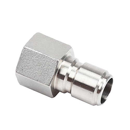 2Pcs Stainless Steel Female Quick Disconnect Fpt 1/2" Homebrew Fitting Connector Homebrewing By Promaker (Fpt Male) #TOP2