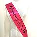 Mommy to Be Sash, Hot Pink Baby Shower Decorations for Baby Girl, New Mom Gift Ideas for Mother to Be, Pregnancy Announcement, He or She Gender Reveal Party Supplies