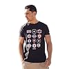 Lambretta Mens Badges Short Sleeve T-Shirt - Navy - 4XL #1