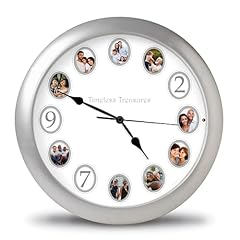 Mark Feldstein & Associates Timeless Treasures Personalized Recorded Message Sound Clock, 14 Inch photo Mark Feldstein & Associates Timeless Treasures Personalized Recorded Message Sound Clock, 14 Inch