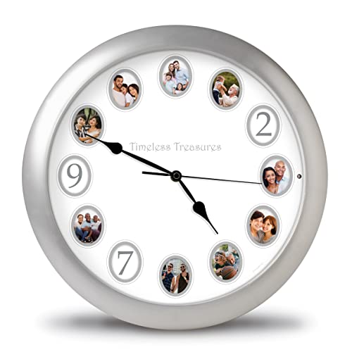 Mark Feldstein Personalized Recorded Message Photo Clock, 14 in by Mark Feldstein & Associates - Used condition - CA$76.11
