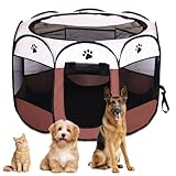 Enclos pliable pour chiot et chat, portable, pour chiot, chien, lapin - En tissu Oxford imperméable