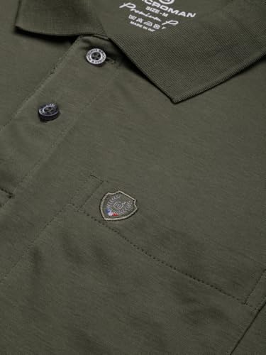 Image of Macroman M-Series Men's Solid Regular Fit T-Shirt