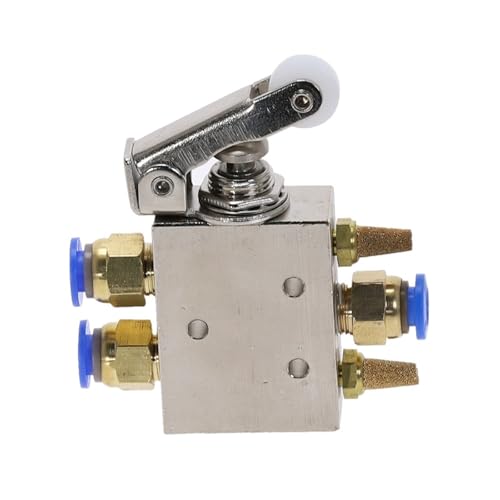Válvula TAC2-41P neumática de rodillo con 2 posiciones y rosca de 1/8 para control de cilindros 4