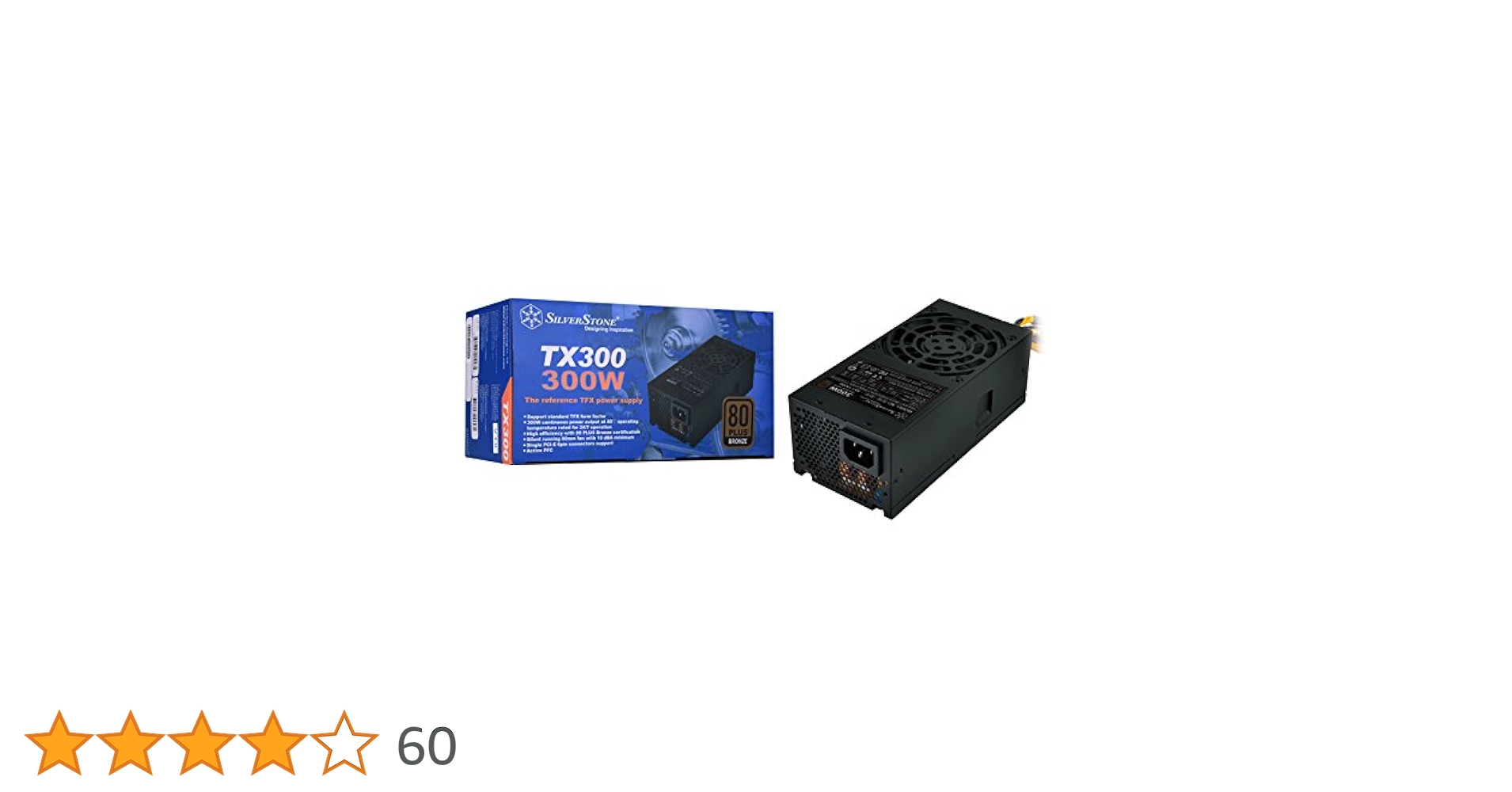Amazon | Silver Stone TFX/Flex ATX 80PLUS BRONZE認証 電源