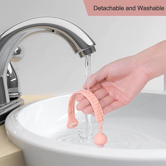 5-Pack Flexible Toilet Seat Lifter Handle β Hygienic Toilet Lid Lifter for Kids & Adults, Prevents Direct Contact with Toilet Seat, Foldable & Self-Adhesive Bathroom Accessories, Easy-Grip Design (10) 2