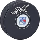 Igor Shesterkin New York Rangers Autographed Hockey Puck - Autographed NHL Pucks
