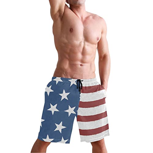 Matching Swim Trunks for Dad and Son American Flag Father Son Matching Swim Trunks Family Board Shorts XXL4
