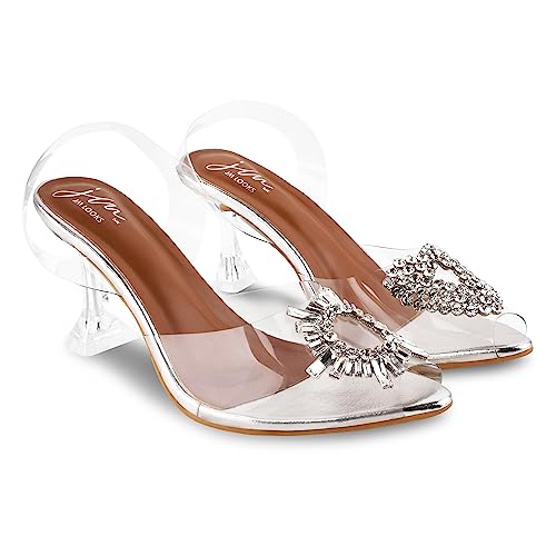 Image of JM LOOKS Women Fashion Heel Sandal Casual Comfortable Sole Fancy Design Sandals