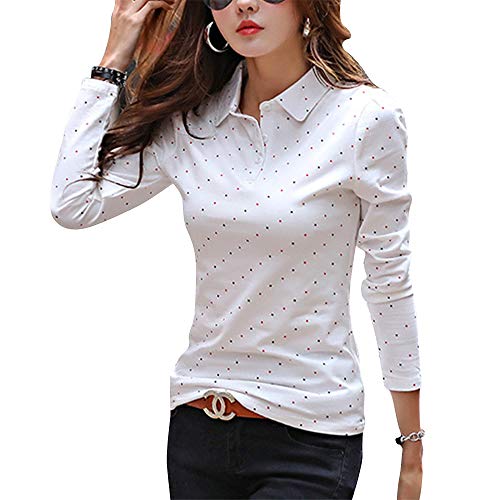 最安値 アッシュランゲル Asherangelポロシャツ レディース 長袖 無地 フィット Tシャツ ゴルフ ビジネス Xl ネイビーの価格比較