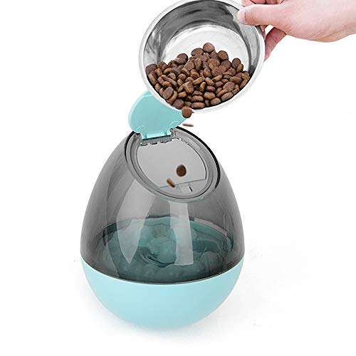 CCYYY EUtoptrade, Bola del alimento de Perro, interactivos Triturador Juguetes for Perros, Comida for Perros Bola IQ Bola Tratar de Entrenamiento del Perro de mascar Puzzle Tumbler