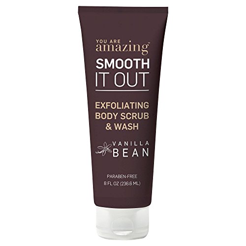 you are AMAZING vanilla bean exfoliating body scrub & wash 8 oz