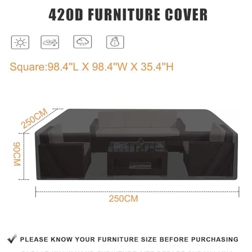 Bâche table de jardin extérieure pour protéger votre salon de terrasse
