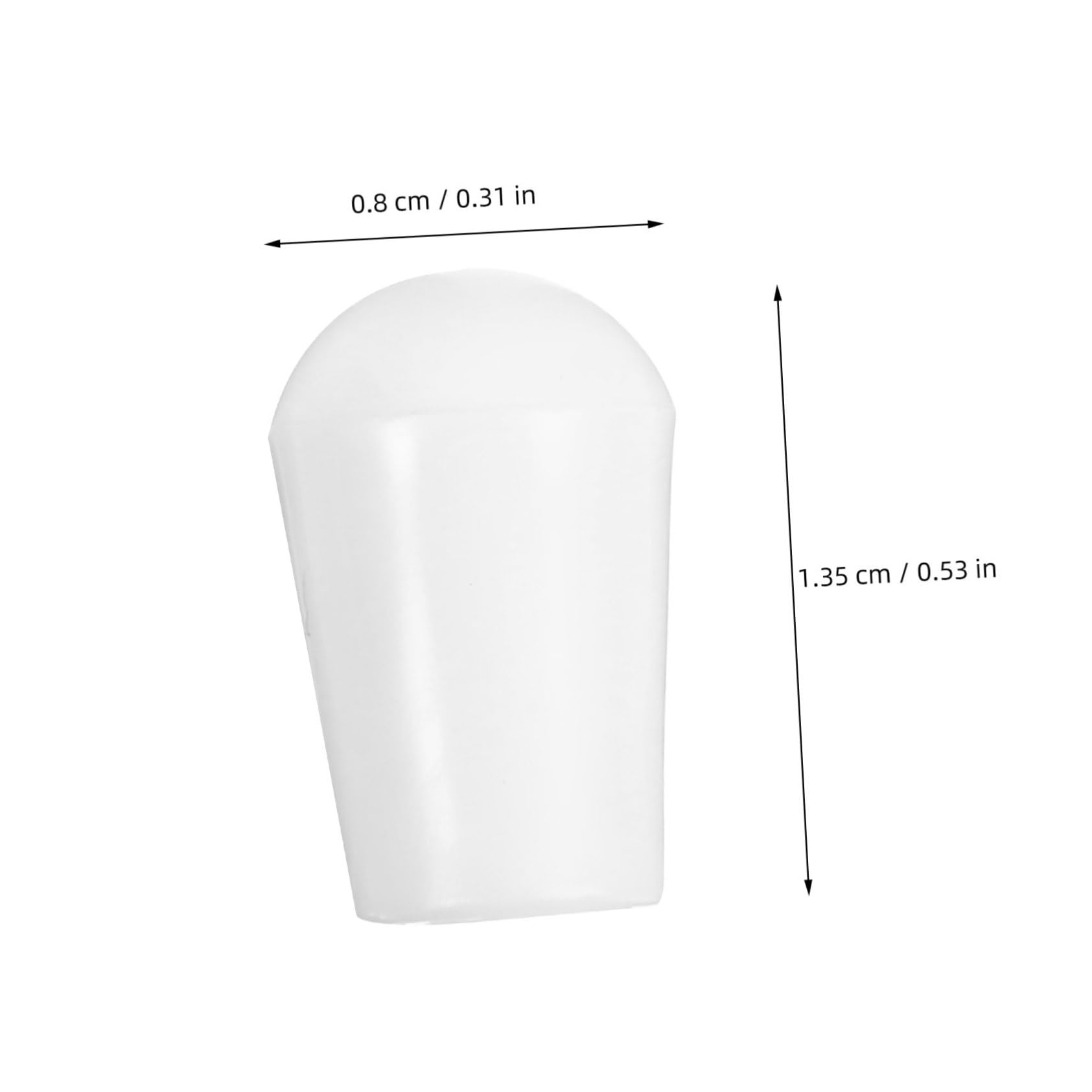 Unomor 100pcs Wire Thread Cover End Caps Hook End Protectors for Wire Tips Easy Installation Safety Caps for Home and Commercial Use