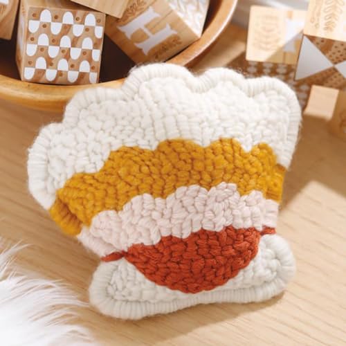 Image of LEISURE ARTS Crafts Baby Punch Needle Book, Punch Needle Adults Beginner, Patterns, Embroidery Patterns, Book for Beginners