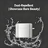 Funda Protectora Transparente para ROSESELSA BudsFeel MK2, Cubierta de Cristal Transparente con Gancho y Cordón, Funda Anti-Rayaduras y Resistente al Polvo para Estuche de Carga 4
