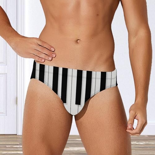 Men & Boy's Low Rise Swim Beach Briefs Contour Pouch Swim Trunks4