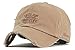 Flipper Thuglife Mixed Logos Stone Washed Cotton Vintage Bullet Holes Unconstructed Distressed Baseball Cap Dad Hat Ballcap (Large ~ X-Large, D.Beige)