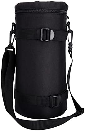 JJC DLP-7 Deluxe Water-Resistant Lens Pouch Case for Tamron SP 150-600mm F5-6.3 Di VC USD G2, Sigma 150-500mm F5-6.3 DG OS HSM, Nikon AF-S NIKKOR 200-500mm f5.6 ED VR, fits Lens Up to 144x 316mm