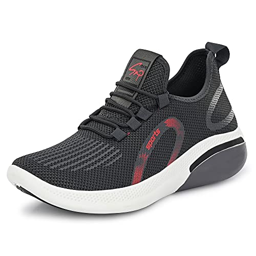 Image of Klepe Black Red Running Shoes