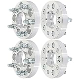 ECCPP 4X 5x110 1' Hubcentric Wheel Spacers 5 Lug 5x110mm to 5x110mm 12x1.25 Studs 65.1mm CB fits for Dodge Dart for Chrysler 200 for Cherokee