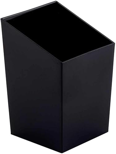 Miniatura 2 de Restaurantware Tazas de aperitivo de 3 onzas, 100 tazas inclinadas  Desechables pequeñas tazas de postre de plástico negro para mousses parfaits o