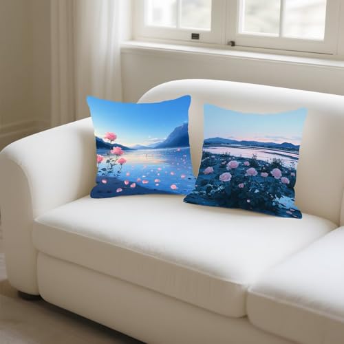 Housse coussin 35x35cm étanche et résistante pour salon de jardin extérieur - 6