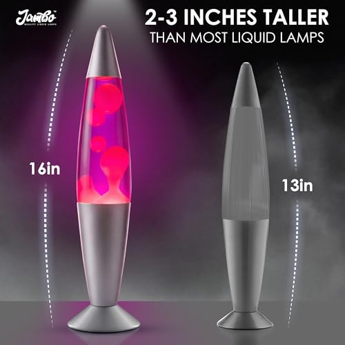 Image of 16-Inch Motion Lamp with Pink Wax and Purple Liquid
