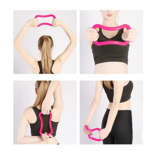 3 Peças Anel De Yoga Macio Ajustável Pilates Fitness Anel De Massagem Bezerro Exercício Alongamento