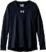 Under Armour Girls' ColdGear Long Sleeve, Black/Black, Youth X-Small