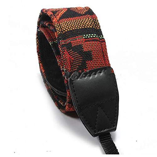 RKPM HOMES Camera Shoulder Neck Strap Vintage DSLR Camera Belt for Nikon Canon Sony Pentax Cameras Classic Orange