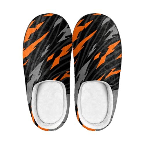 Men's Women's Non-slip Slippers, Flannel Warm Soft Cozy Slippers, House Bedroom Indoor/Outdoor Warm Shoes, Size 2-12