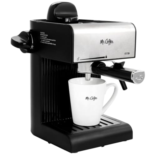 MR. Coffee Espresso, Cappuccino and Latte Maker in Black