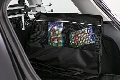 TRIXIE Kofferraum-Schondecke - 2,10 x 1,75 m - mit Stoßstangenschutz - hohe Seitenteile - Befestigung an den Kopfstützen - mit Taschen - rutschfeste Unterseite - wasserdicht - 13204