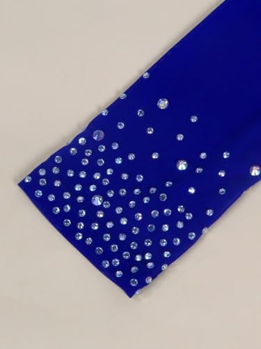 Image of PORRCEY Women's Sexy Elegant Rhinestone Bodycon Dress Hot Drilling Clubwear
