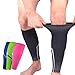 CHYLMAPHEN 1Pc Calf Compression Sleeves for Men/Women,Footless Compression Sock, for Legs & Pain Relief,Calf Braces for Shin Splint Relief, Recovery, Running(Pink-1Pcs,M)