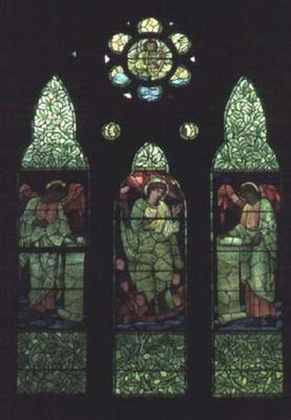 Tableau Le Christ d'Edward Burne Jones 60x90cm poster mural religieux