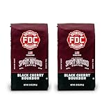 BLACK CHERRY BOURBON INFUSED: Experience in the unparalleled blend of our Black Cherry Bourbon Infused Coffee, a non-alcoholic masterpiece that marries the richness of premium coffee beans with the warm, complex notes of bourbon and the sweet, tart e...