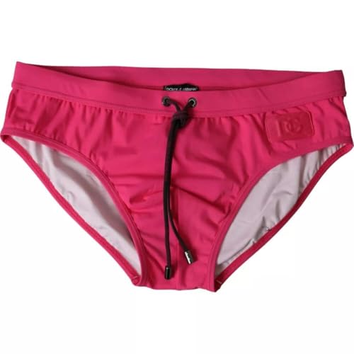 Bañador de nailon rosa Dolce & Gabbana para hombre con logotipo DG