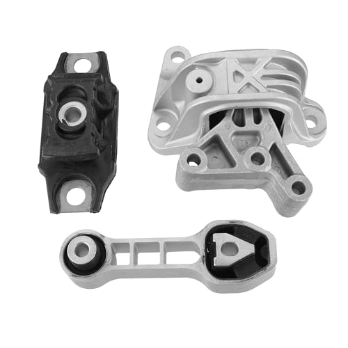 X AUTOHAUX 1 Set Car Engine Motor and Transmission Bracket for Fiat 500 1.4L 2012-2018 No.68073217AC/68073029AC/68073483AD