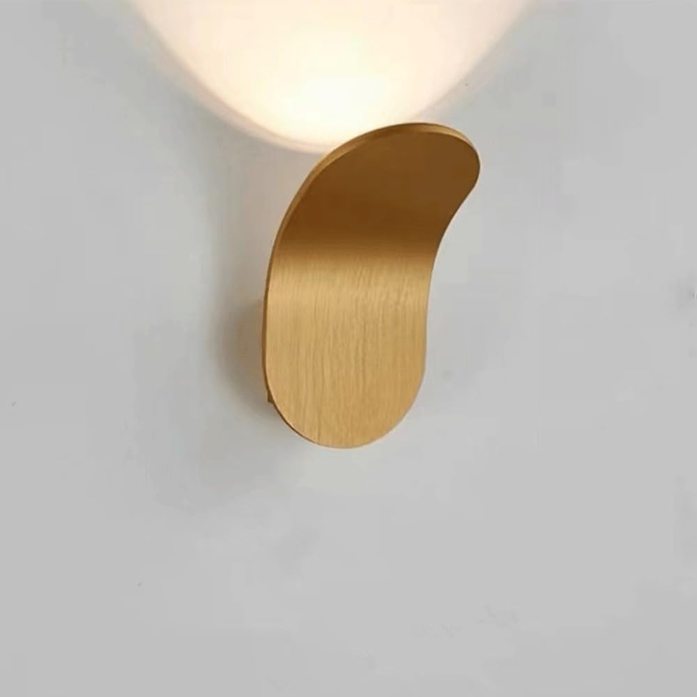 Applique murale LED basse consommation en aluminium au design de vanité géométrique