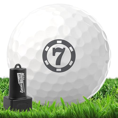 ExcelMark Pro Golf Ball Stamp - Easy Ball Identification -